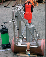 pipe drilling rack